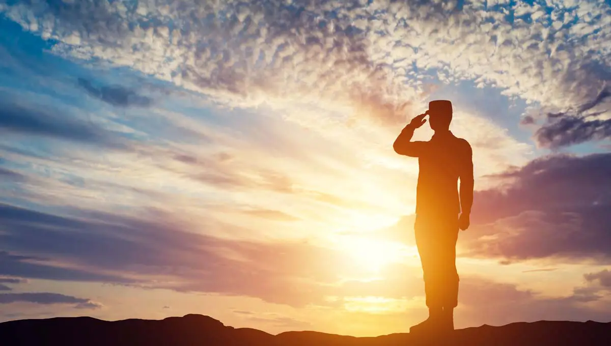 Veteran family celebrating homeownership benefits